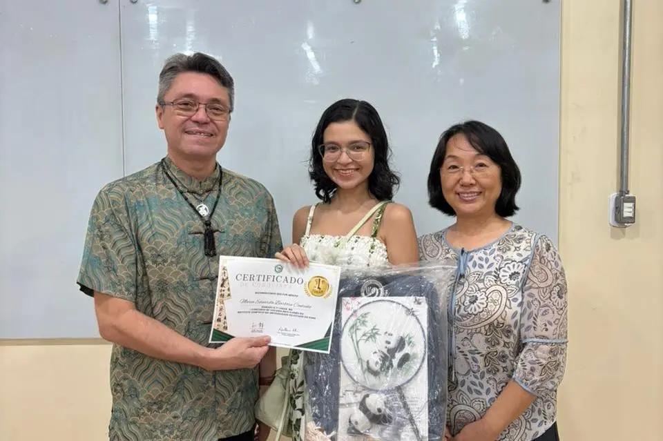 巴西帕拉州立大学孔子学院举办中文词汇书写比赛2 图片