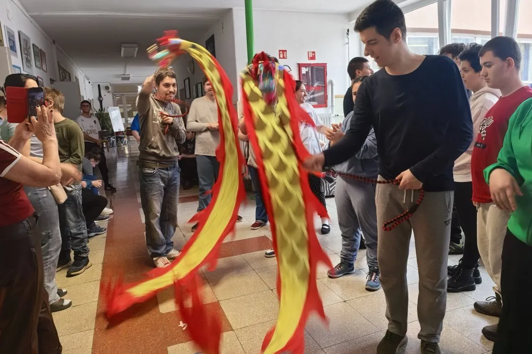 匈牙利佩奇大学中医孔子学院开展为孤独症儿童送温暖活动1 图片